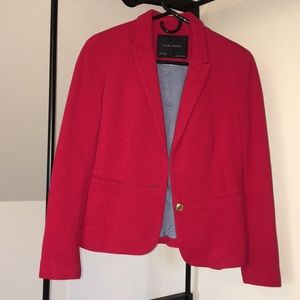 Red Zara Blazer